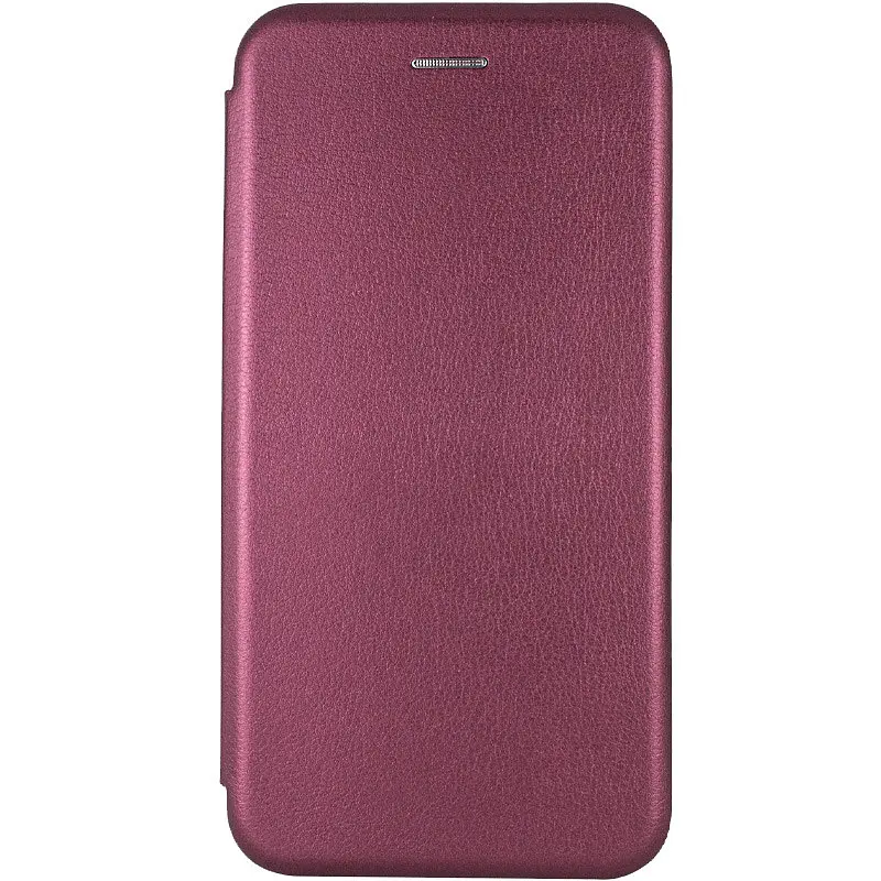 Шкіряний чохол-книжка Classy для Xiaomi Redmi Note 14 4G (Int. version) Бордовий