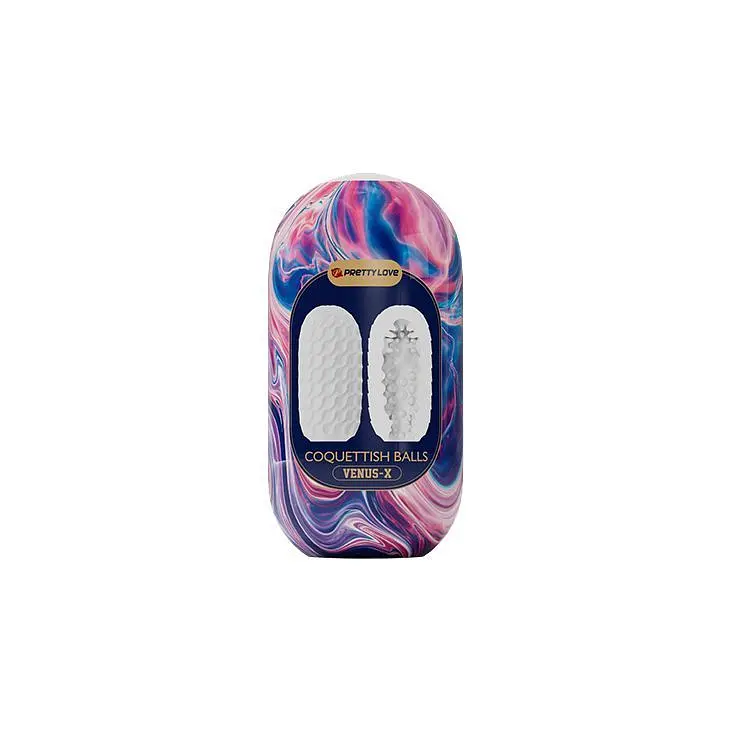 Мастурбатор Pretty Love Coquettish Balls Venus X Egg Pink, 13,1 см