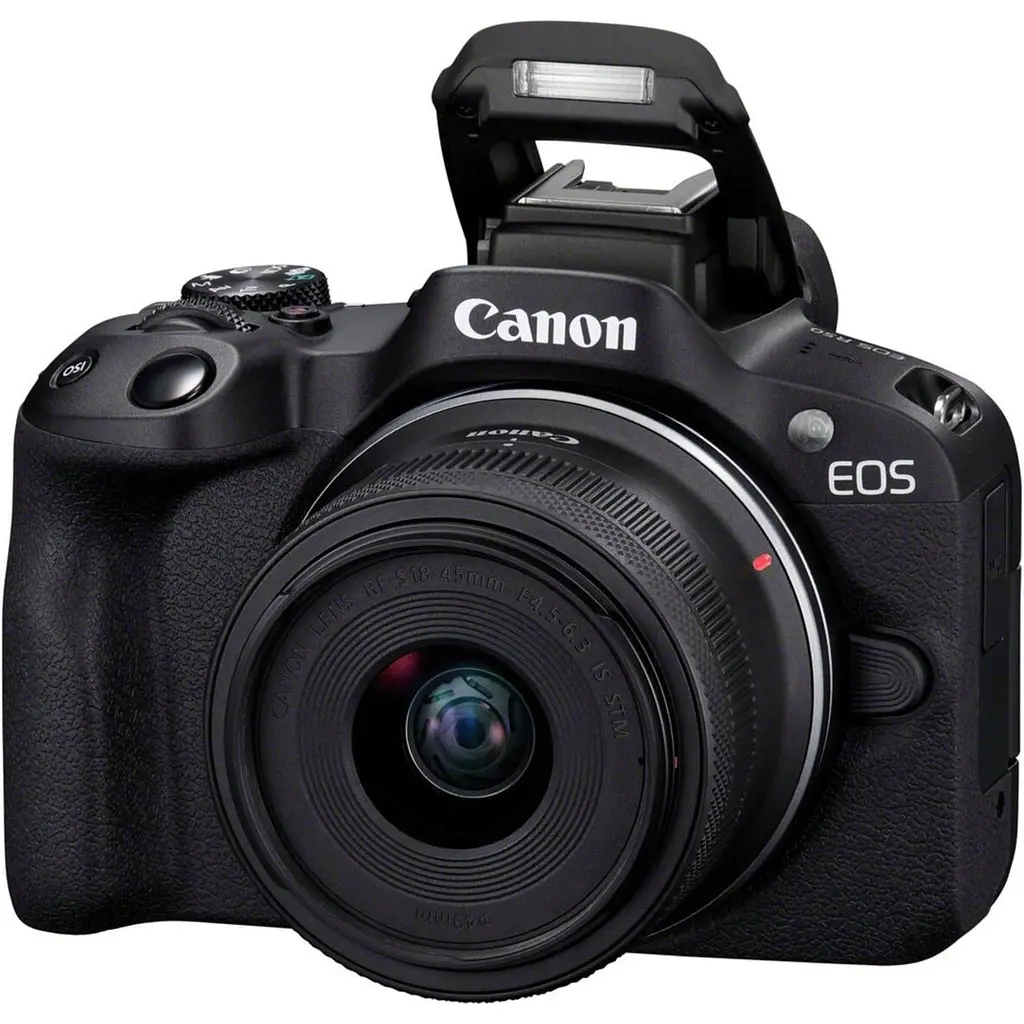 Бездзеркальний фотоапарат Canon EOS R50 Creator Kit RF-S 18-45mm f4.5-6.3 IS STM Black (5811C036) UA [140466] - фото 2
