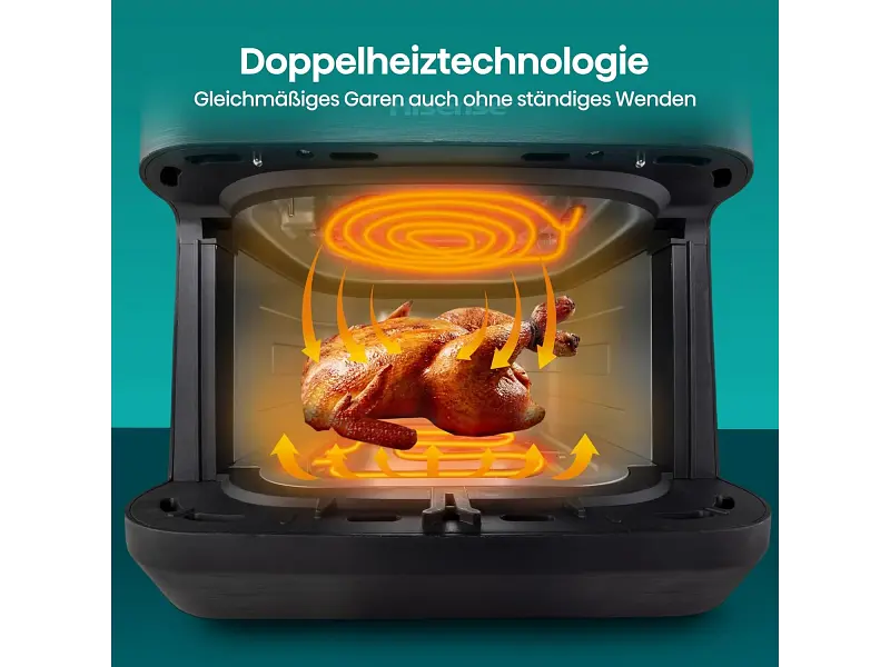 Мультипіч (аерофритюрниця) Hisense HAF2100DCD - фото 4