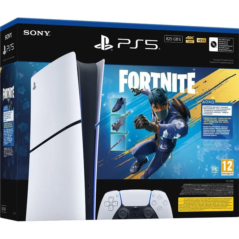 Ігрова консоль Sony PlayStation 5 Slim Digital Edition 825GB + Fortnite Flowering Chaos Bundle (1000049851) UA [152637] - фото 7