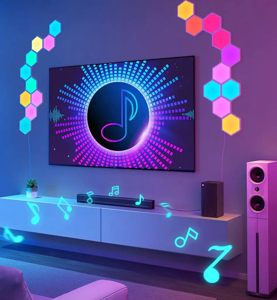 Світлодіодні панелі Govee Glide Hexa Light Panels 10шт (H6061) [87060] - фото 4