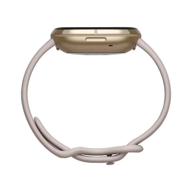 Смарт-часы Fitbit Sense Lunar White/Soft Gold Stainless Steel (FB512GLWT) - фото 3