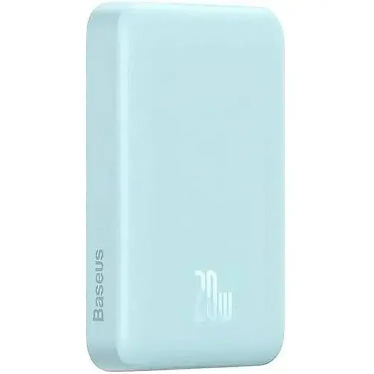Портативна батарея Baseus Magnetic Mini Wireless Quick Charging 10000 mAh 20W PPCX110103 Blue - фото 4