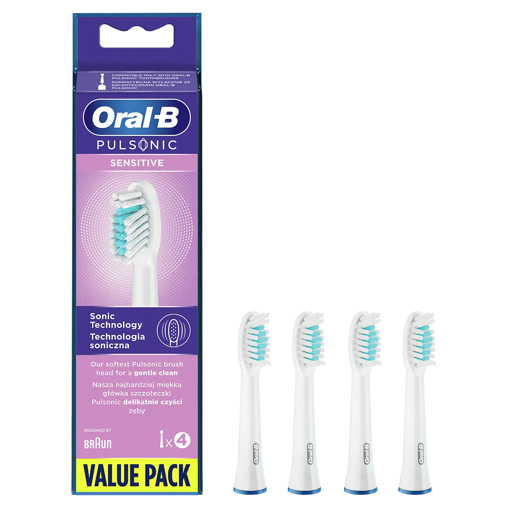 Насадки для электрической зубной щётки Oral-B Pulsonic Sensitive, 4 шт. - фото 2