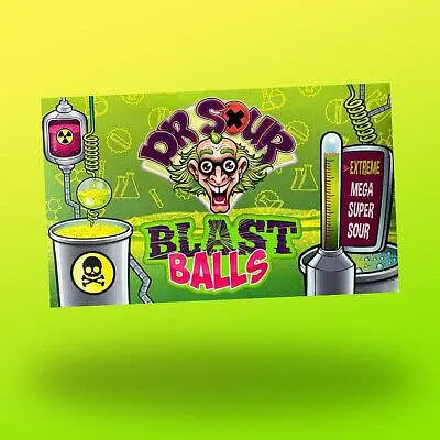 Кислі льодяники Dr. Sour Blast Balls 90г - фото 3