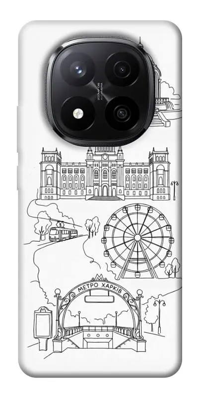 TPU чохол Demsky Kharkiv spirit для Xiaomi Redmi Note 14 Pro+ 5G