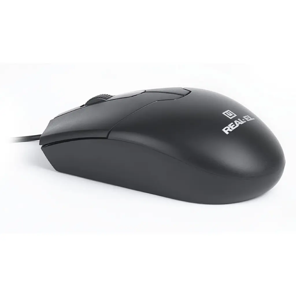 Мишка REAL-EL RM-208 USB Black (EL123200030) - фото 3