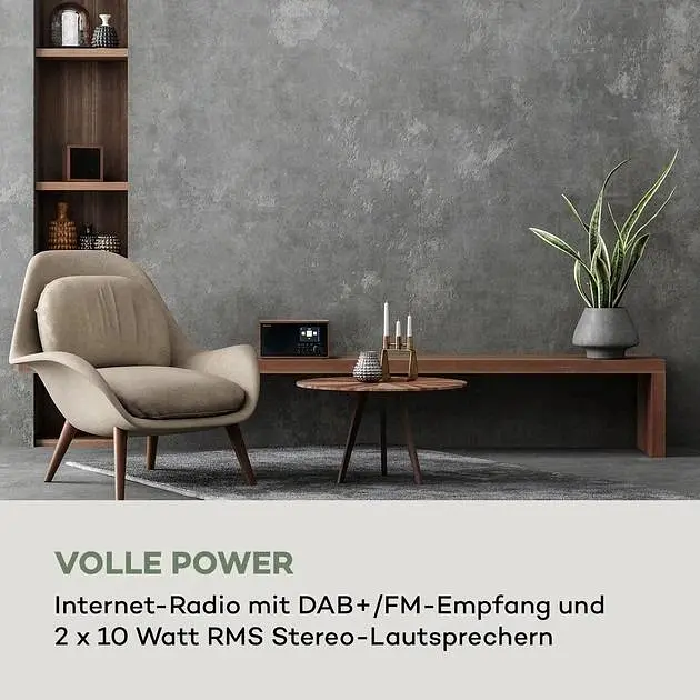 Інтернет-радіо Auna Silver Star Mini Two Internet DAB+/FM (10038347) - фото 5