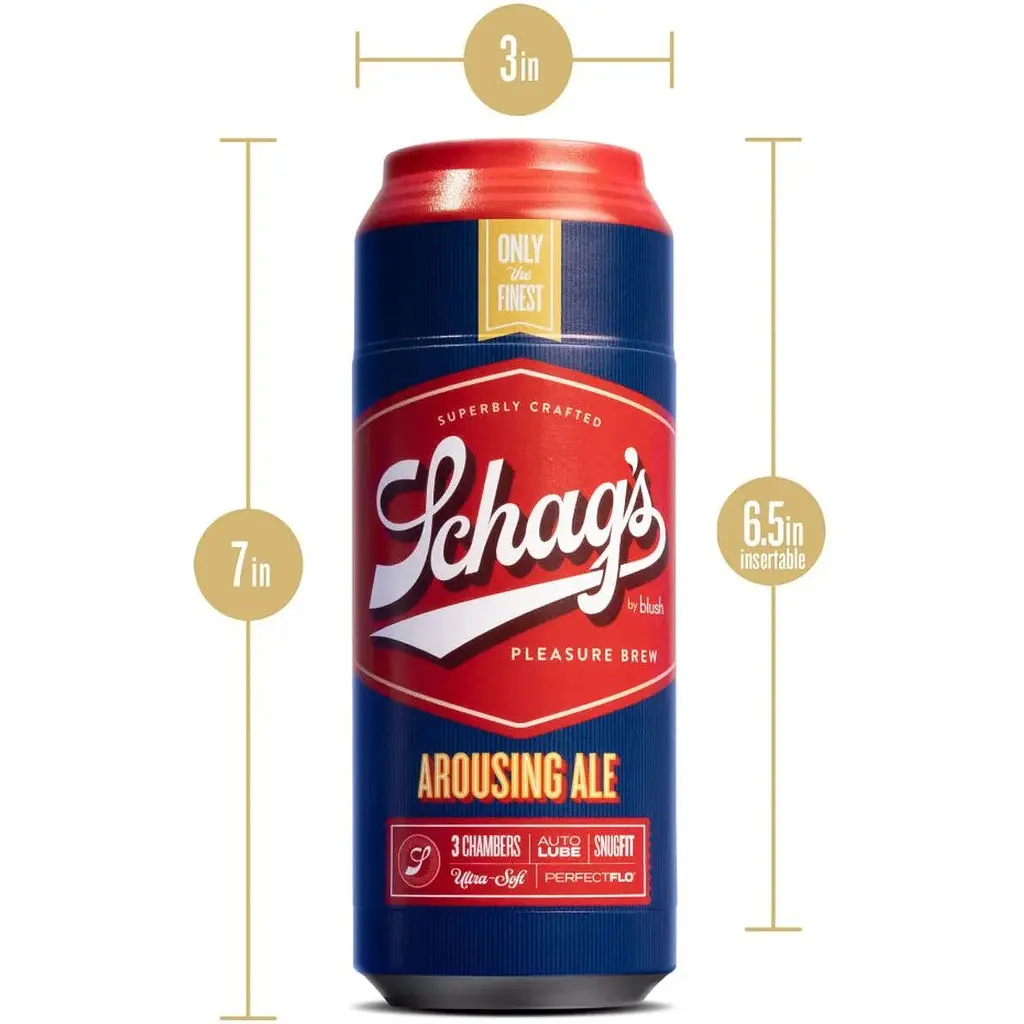 Мастурбатор Blush Schag's - Arousing Ale Masturbator - Frosted - фото 6