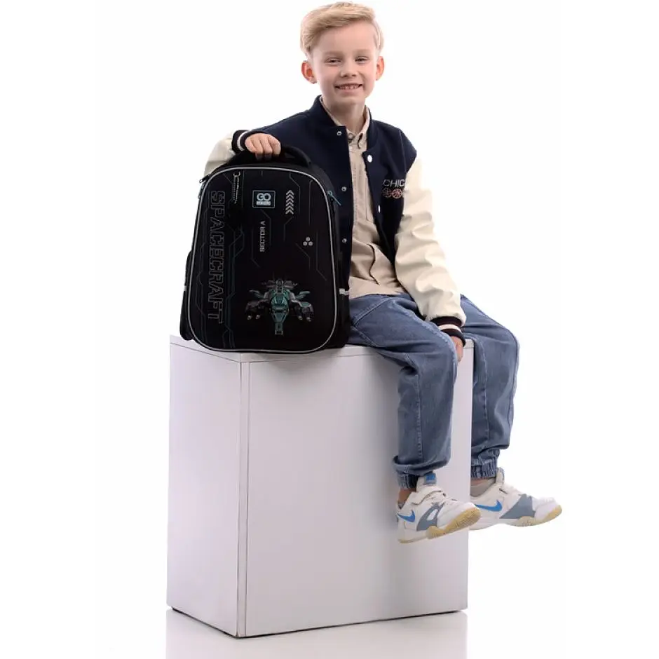 Рюкзак GoPack Education напівкаркасний 165M Spacecraft (GO25-165M-5) - фото 17