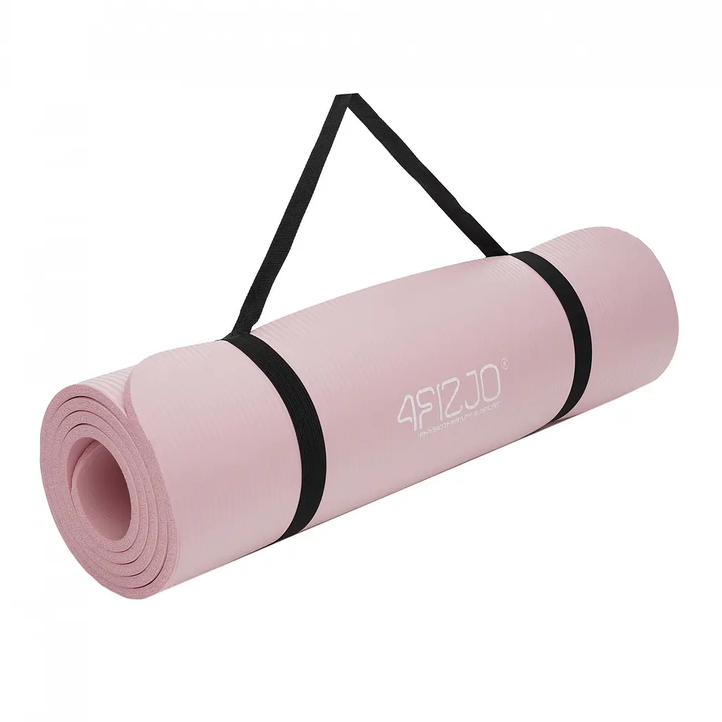 Килимок (мат) спортивний 4FIZJO NBR 180 x 60 x 1 см для йоги та фітнесу 4FJ0372 Pink (P-5907739317001) - фото 4