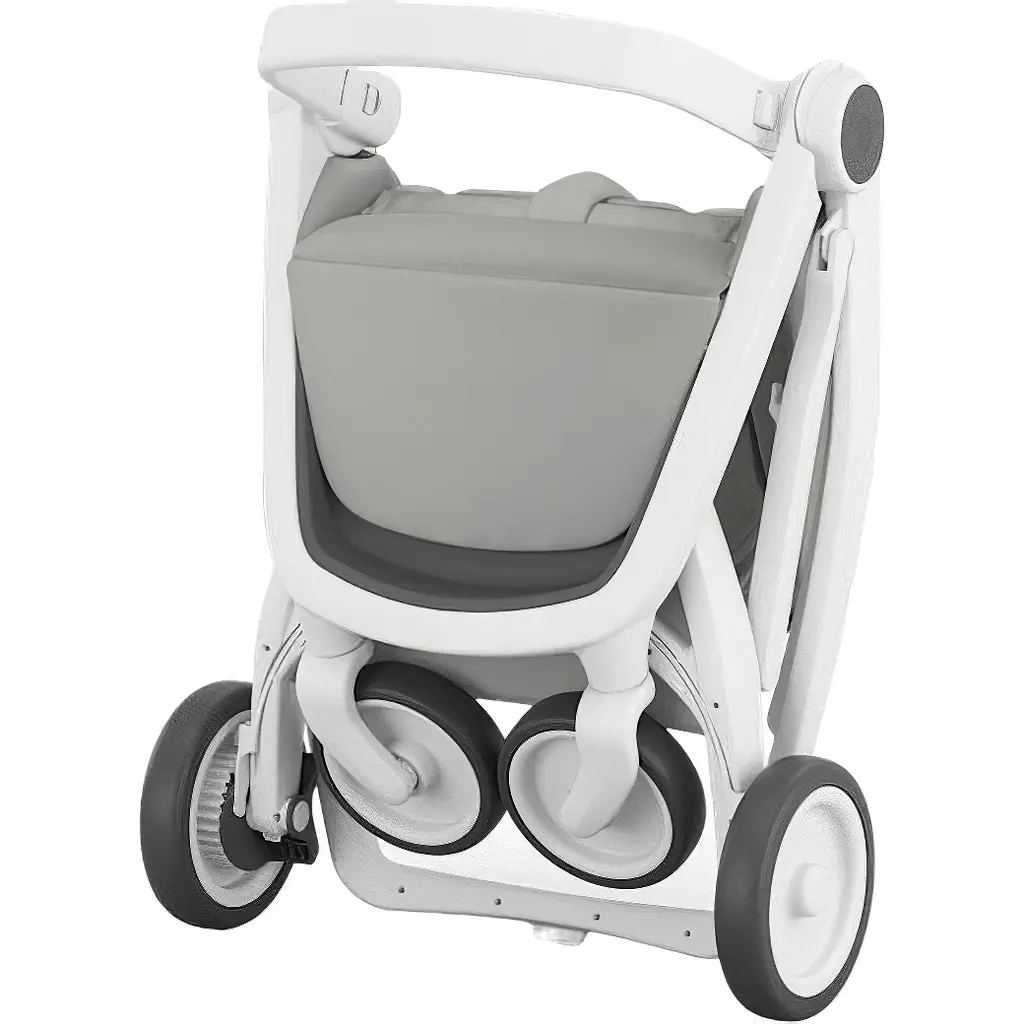 Прогулянкова коляска Greentom Classic Grey-White (8718858972302) - фото 4