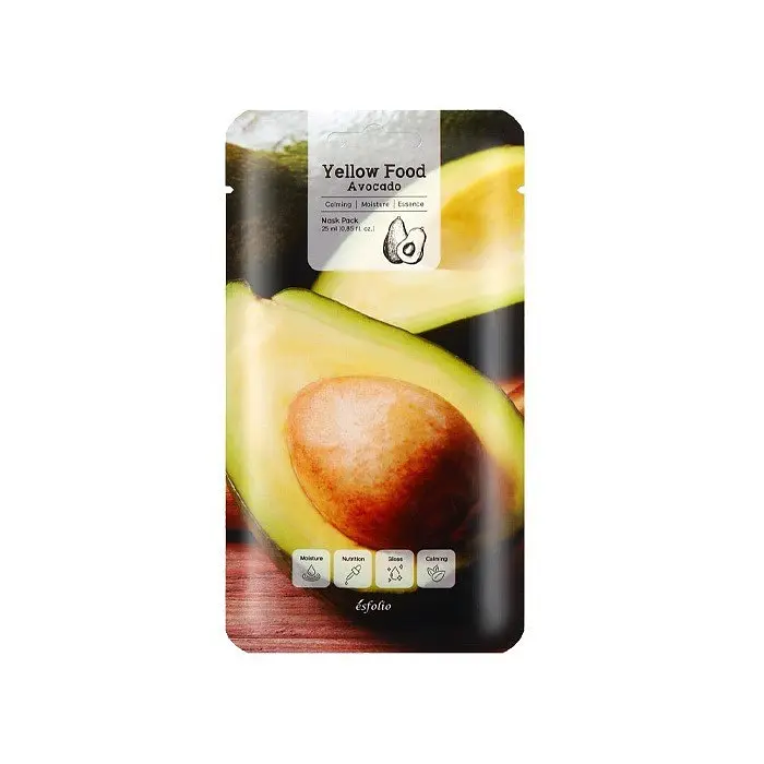 Маска тканинна для обличчя Esfolio Yellow Food Avocado