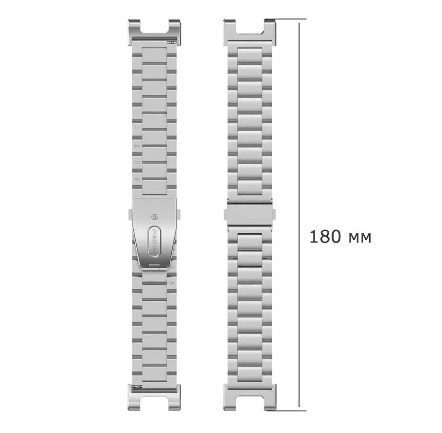 Металевий ремінець Primolux для смарт-годинника Xiaomi Amazfit T-Rex (A1918/A1919)/T-Rex Pro Silver - фото 5