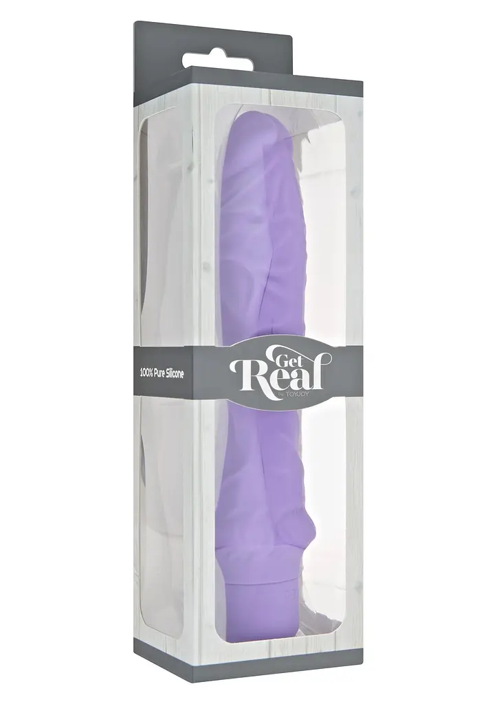Вібратор Toy Joy Get Real Classic Large 25 см фіолетовий - фото 3