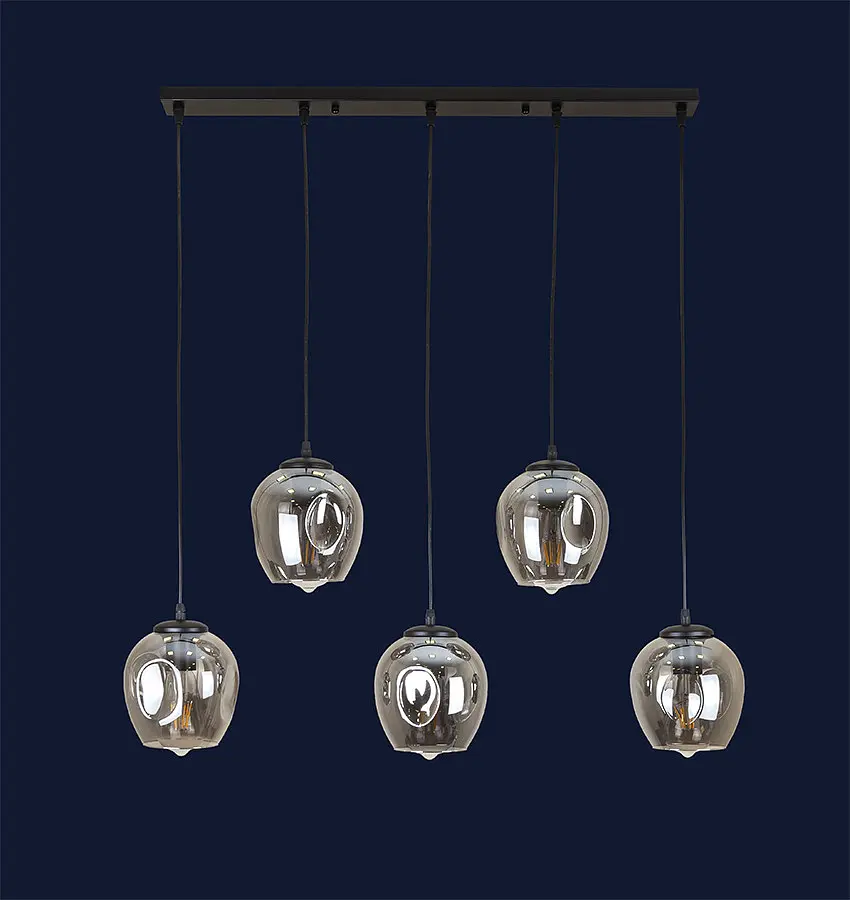 Підвісний світильник Levistella 756PR0231F-5 BK+BK (700) - фото 2