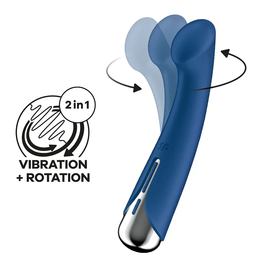 Вибратор с ротацией Satisfyer Spinning G-Spot 1 Blue Satisfyer SX0556 99345 - фото 2