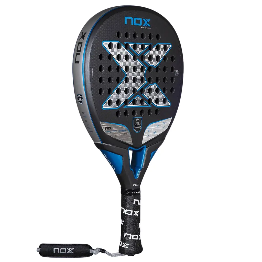Ракетка для паделу NOX FUTURE HYBRID 12K ALUM RACKET - фото 3
