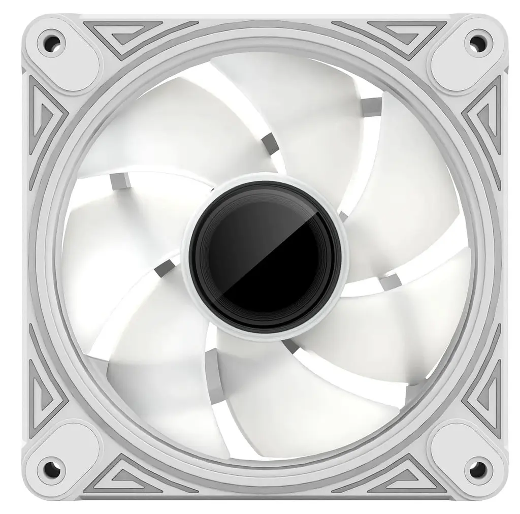 Вентилятор Coolmoon 120мм CM-DM1-W Reverse (CM-DM1-W-R) White - фото 3