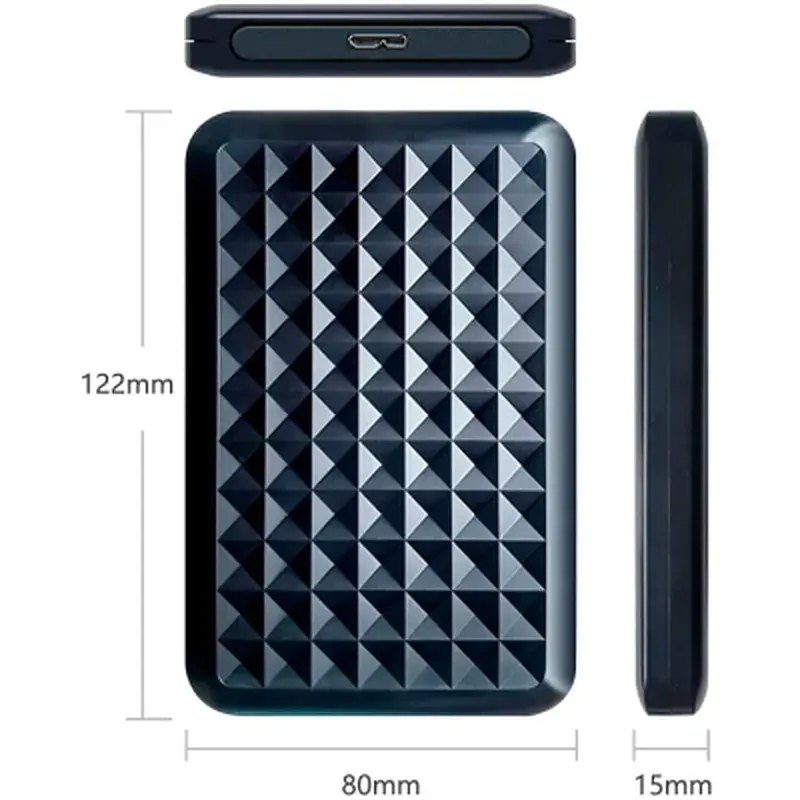Кишеня зовнішня Dynamode 2.5" SATA HDD/SSD USB 3.0 Black (DM-CAD-25318) - фото 8