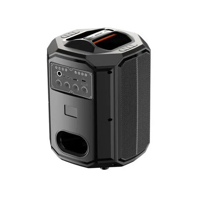 Портативная акустика XO F48 Dual Wheat 8" Phantom RGB Bluetooth Speaker караоке 40W беспроводная - фото 4
