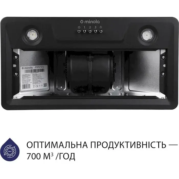 Витяжка Minola HBI 5202 BL 700 LED - фото 2