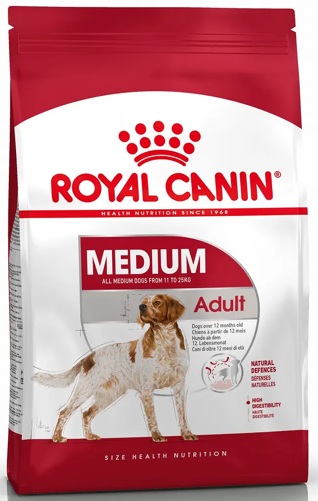 Сухий корм Royal Canin Medium Adult для дорослих собак середніх порід старше 12 місяців 15 кг (3182550402217)