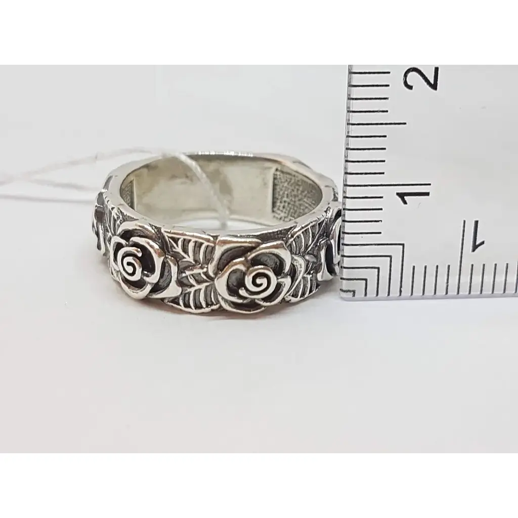 Срібне кільце Aurora. Артикул 81632* 17,5 - фото 5