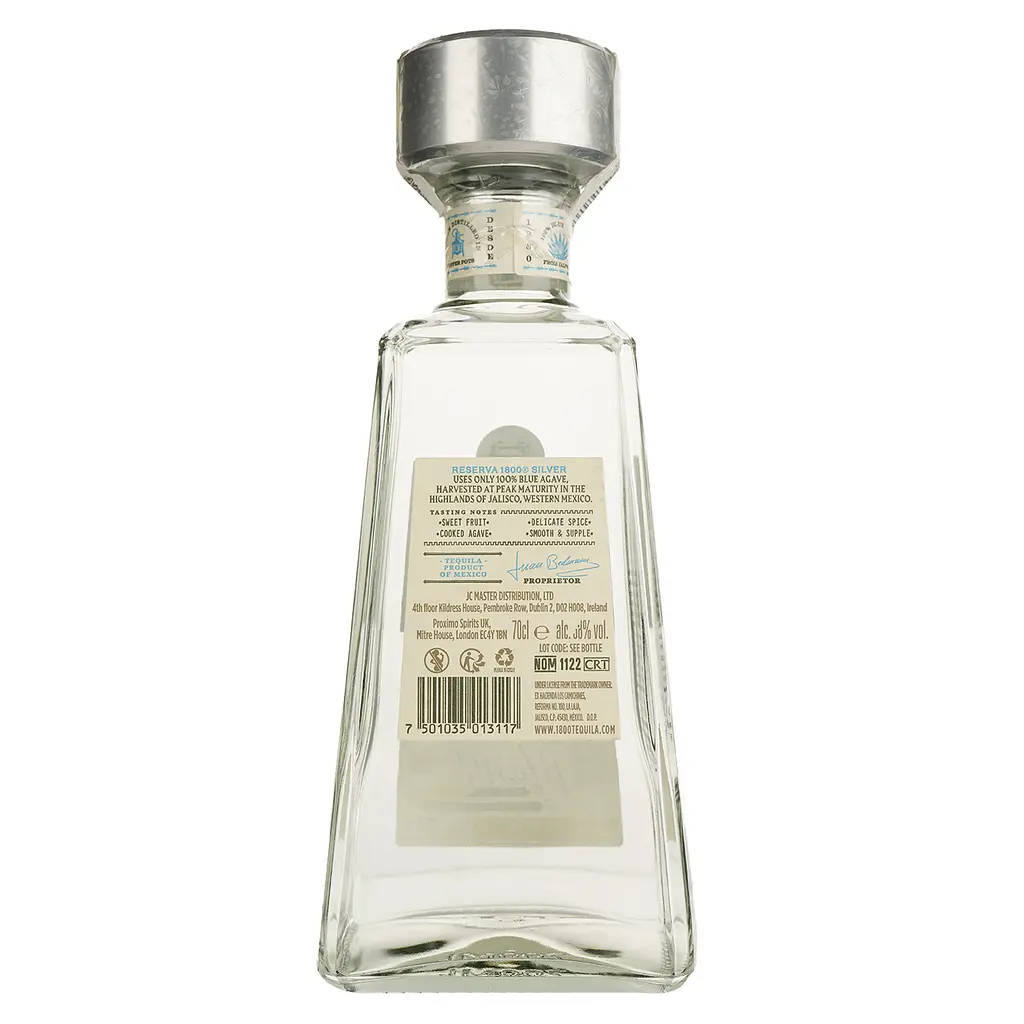 Текіла 1800 Silver 40% 0.7 л - фото 2