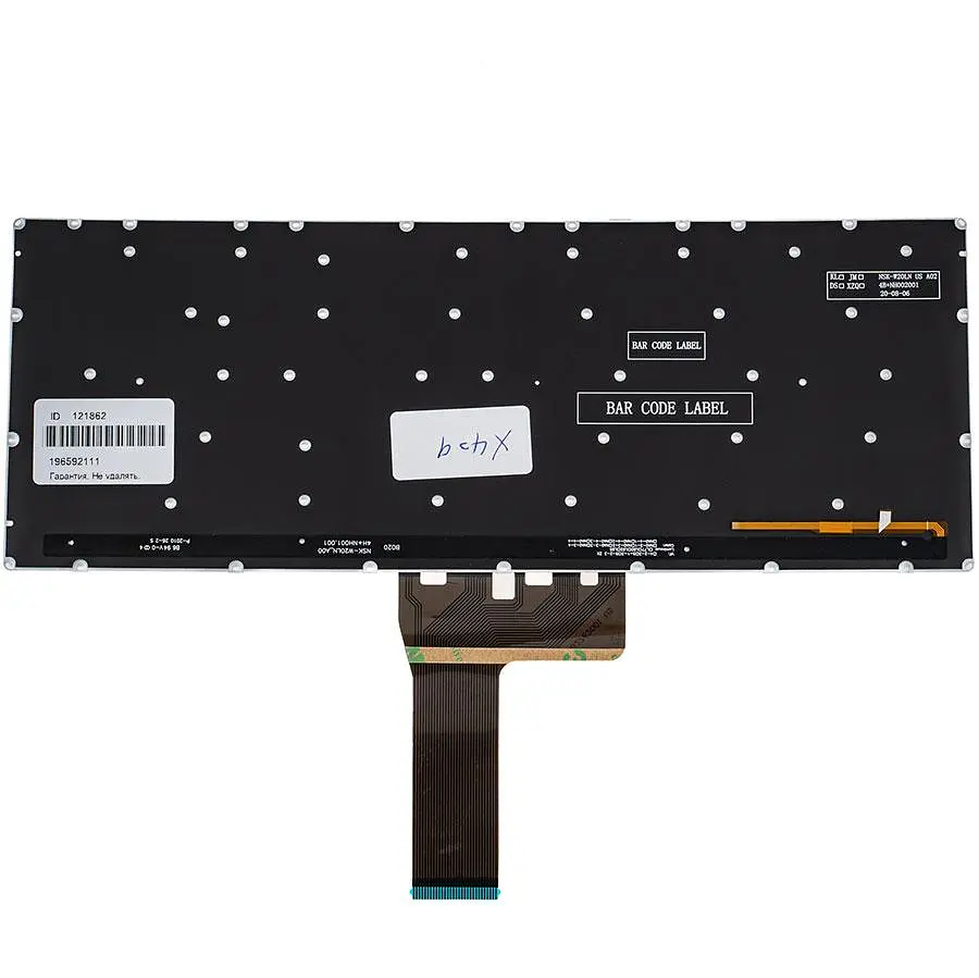 Клавіатура для ноутбука ASUS (X409 series) rus сірий без фрейма підсвічування клавіш - фото 2