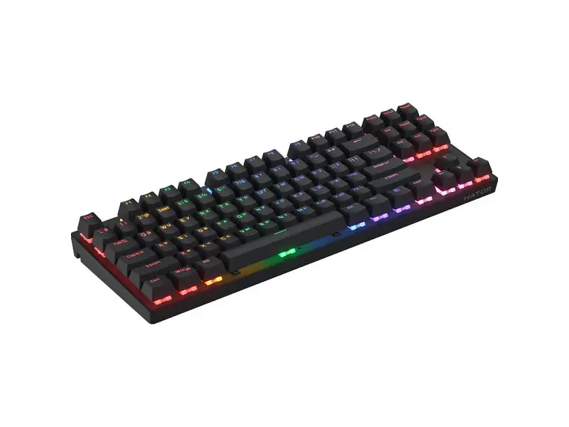 Клавіатура Hator Icefall Mecha TKL wireless Rainbow Black (HTK287UA) - фото 2