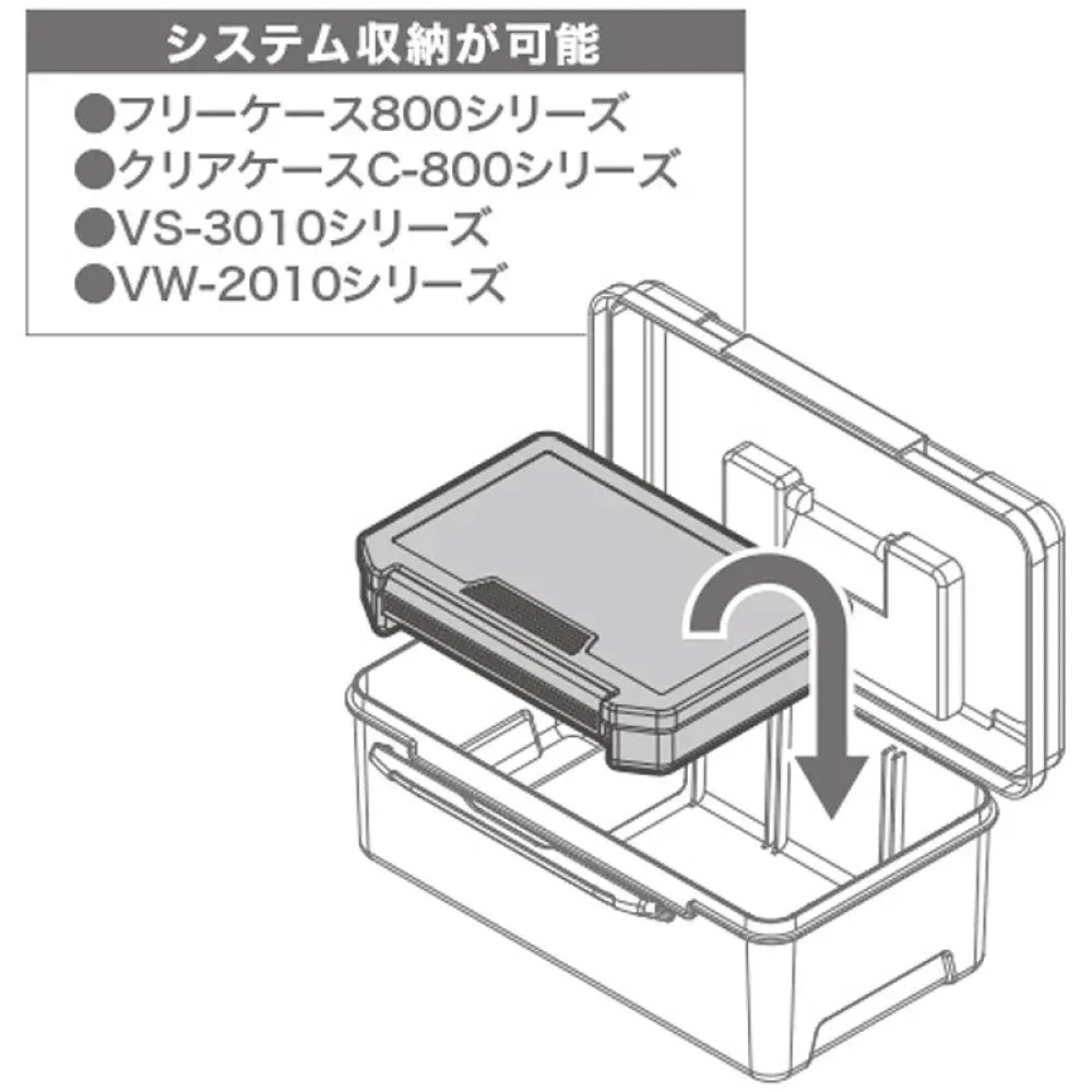 Ящик Meiho Handy Box S 297x180x126mm Clear - фото 3