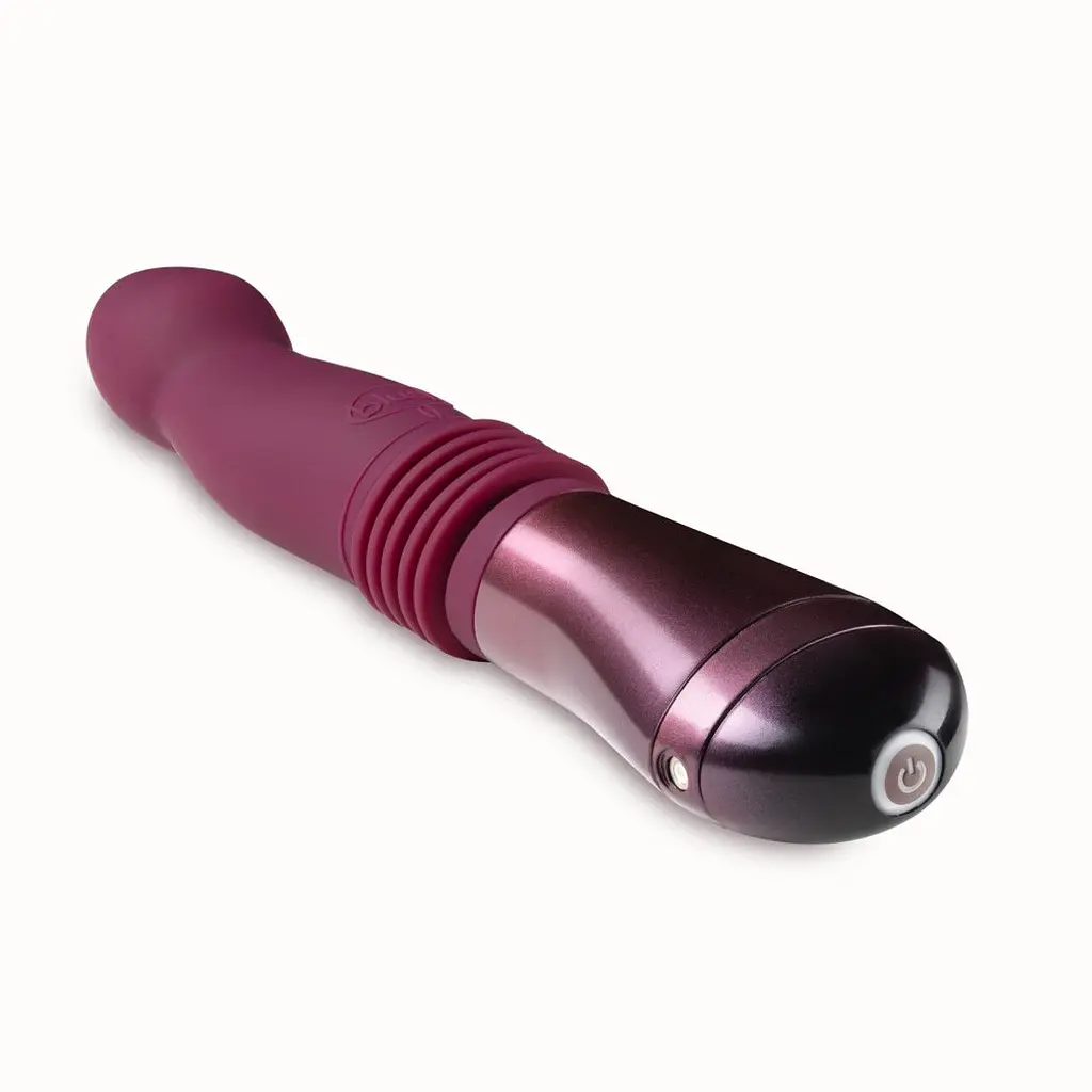 Вибратор Blush Temptasia Trixie 25.4 см бордовый - фото 7