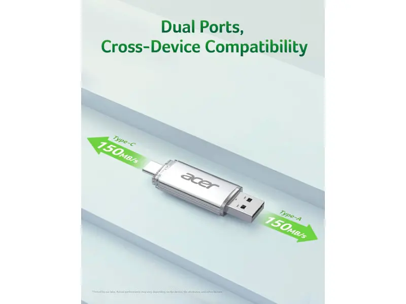 Флешка Acer UT300 32 GB Type-C/USB 3.2 (BL.9BWWA.588) - фото 2