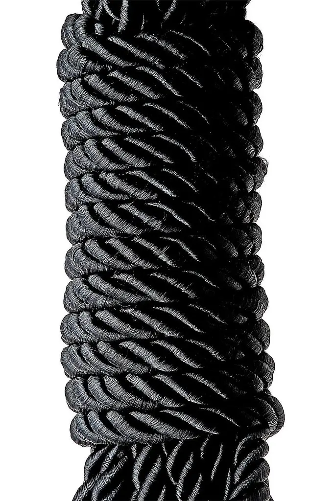Мотузка для бандажаBlaze Deluxe Bondage Rope 5m Black, Чорний - фото 5