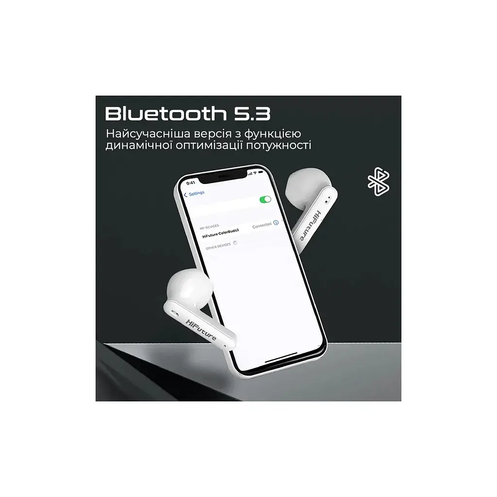 Навушники HiFuture ColorBuds2 White (colorbuds2.white) - фото 3