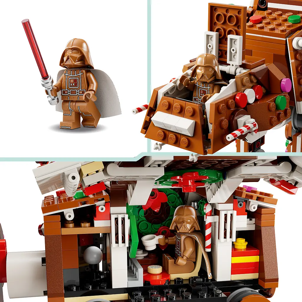 Конструктор LEGO Star Wars Пряниковий крокохід AT-AT 697 ел. (40806) - фото 11