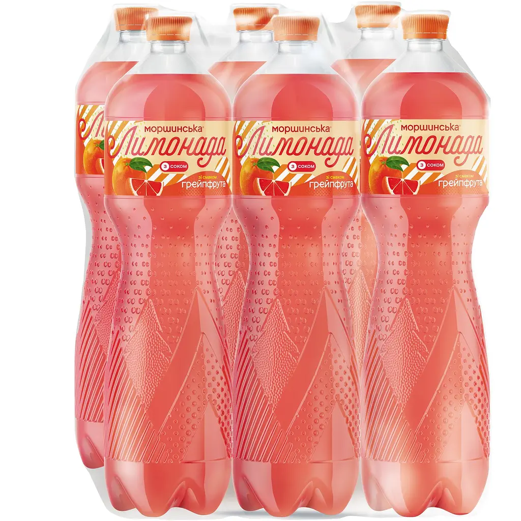 Напій Моршинська Лимонада Грейпфрут середньогазований 1.5 л - фото 7
