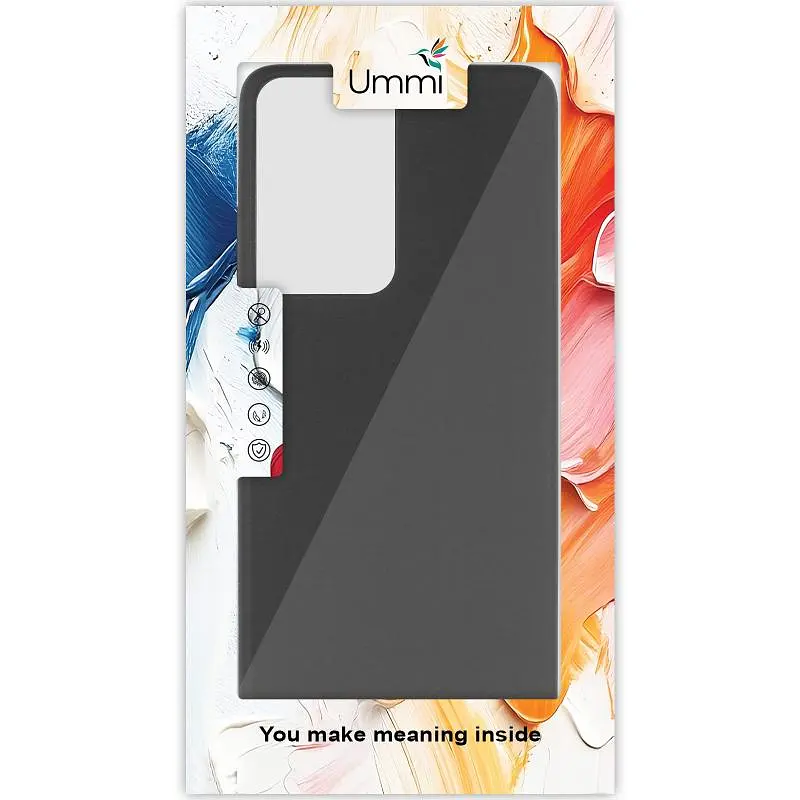 Чохол Silicone Cover Ummi Lakshmi (AA) для Samsung Galaxy S21 Ultra Чорний / Black - фото 6