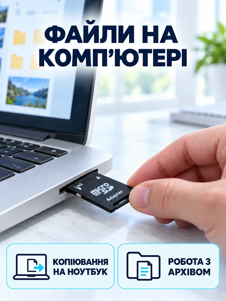 Карта пам'яті microSDHC 16 ГБ Class 10 з SD-адаптером Чорна (37261544) - фото 9