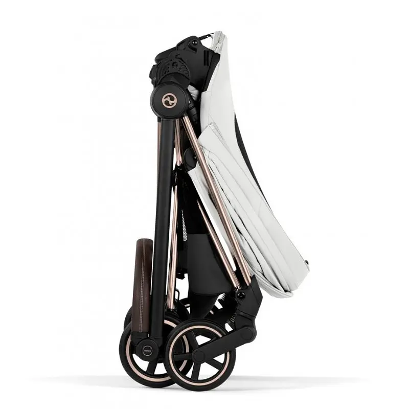 Прогулянкова коляска Cybex Mios Style 5.0 Off White шасі Rosegold - фото 7