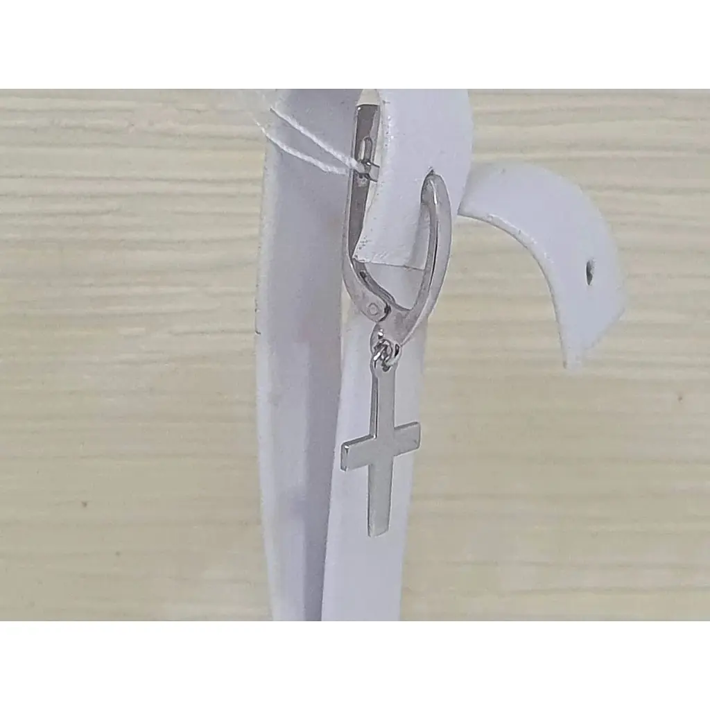 Серебряная моносерьга Vegas Крестик. 20196/1Р - фото 3