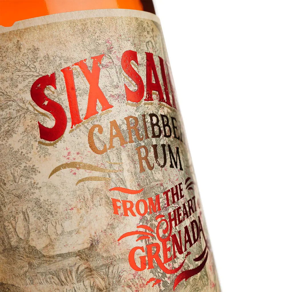 Ром Six Saints Oloroso Cask Finish Caribbean Rum 41.7% 0.7 л в подарунковій упаковці - фото 4