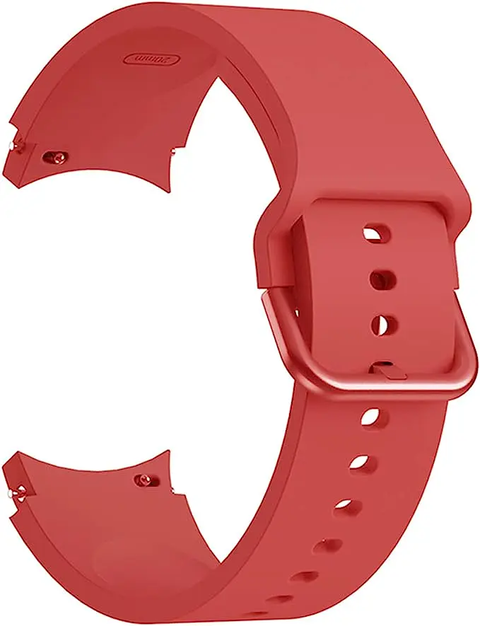 Ремінець силіконовий BeWatch Samsung Galaxy Watch 4/5/Pro SoftTouch Червоний (0139302) - фото 2