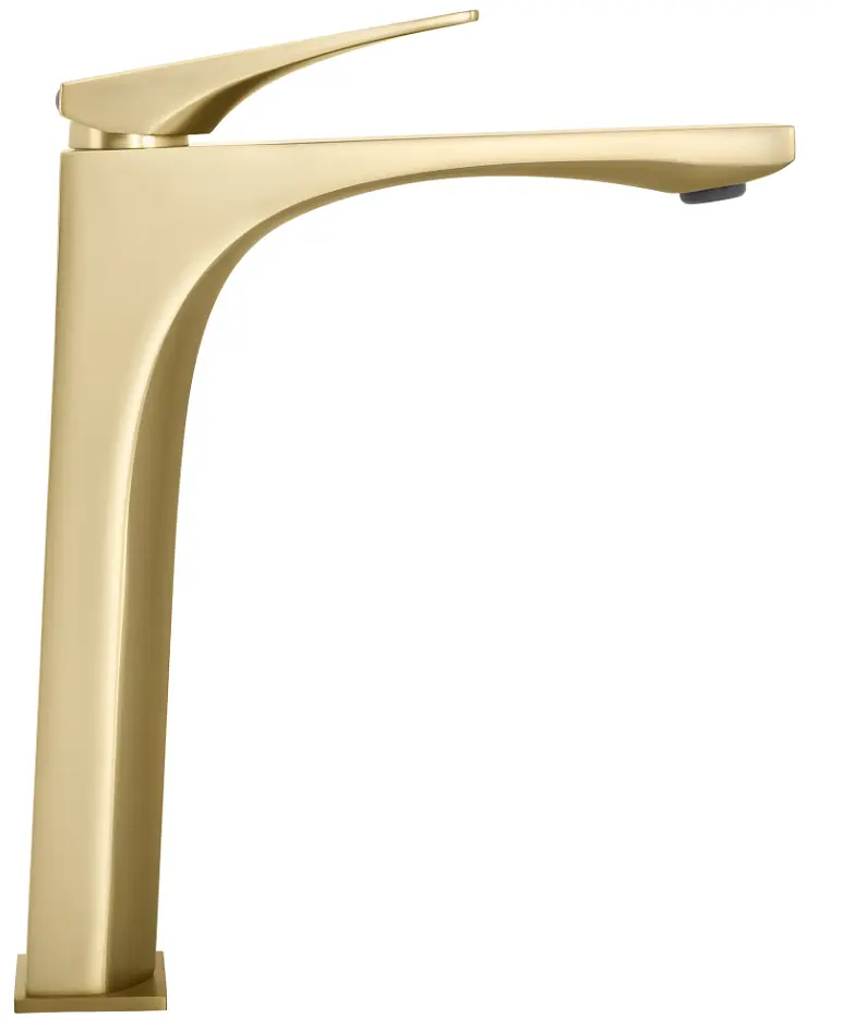 Змішувач для умивальника Rea Joe високий brushed gold REA-B8991 - фото 3