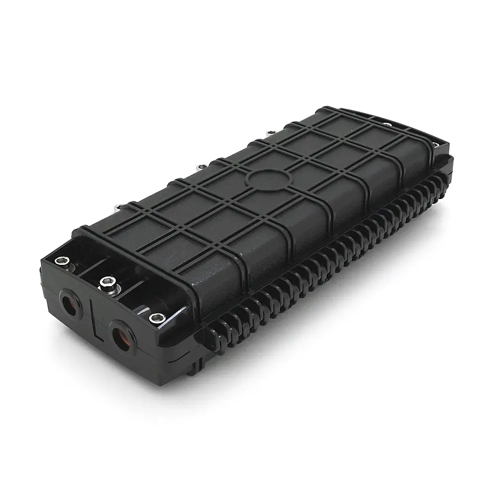 Муфта оптична Merlion ML-OP-F008-96C, герметична, 4 введення, до 4-х касет, до 24 зварок, матеріал PC - фото 2