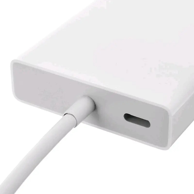 Хаб адаптер Xiaomi Type-C Hub На Lan RJ-45 1gb + VGA + 2 x USB - фото 5