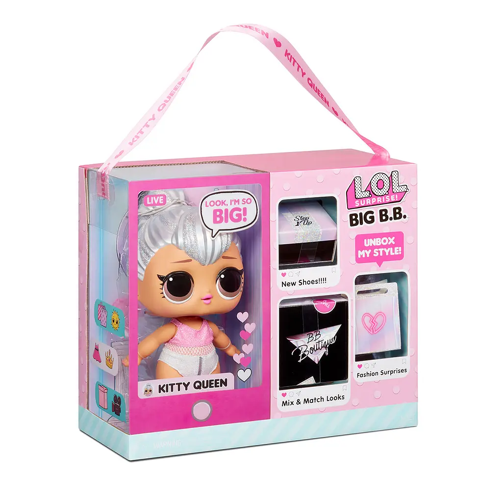 Ігровий набір з мега-лялькою L.O.L. Surprise Big B.B.Doll Королева Кітті (573074) - фото 3