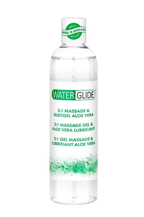 Лубрикант Waterglide Massage Lubricant Aloe Vera - масажний гель та на водній основі з алое вера, 300 мл